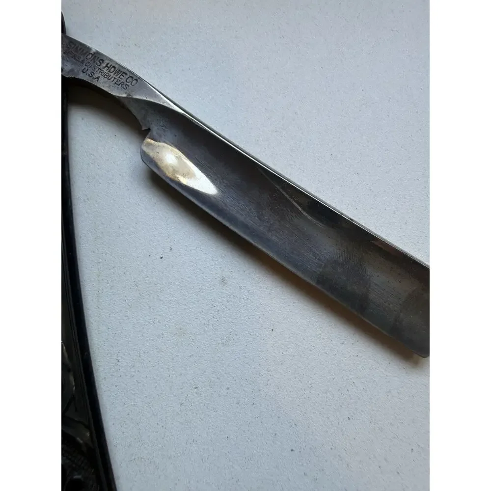 Antique Keen Kutter No 73 Simmons Hardware Straight Razor with Case